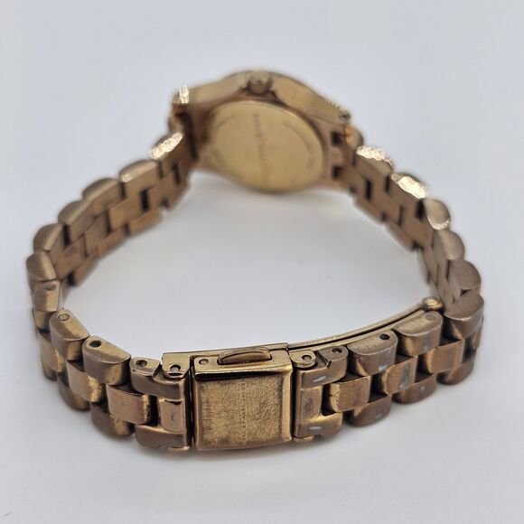 Marc Jacobs Women's Watch 20MM Gold Dial Gold Bracelet Band 5.75" New Battery - Picture 8 of 12